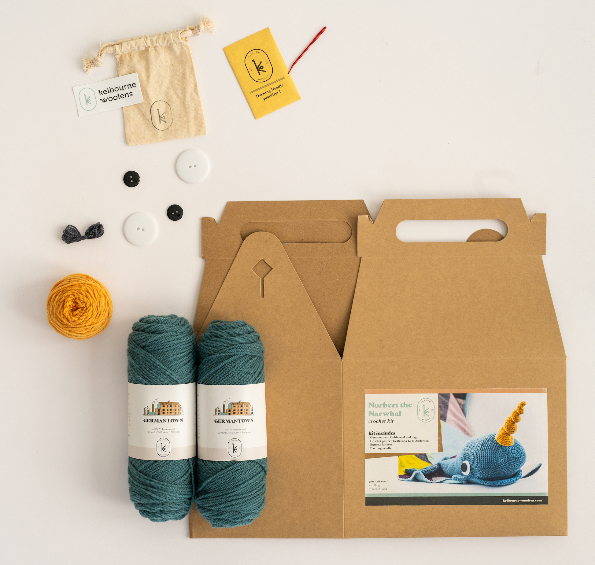 Norbert Narwhal Crochet Kit – Kelbourne Woolens Norbert Narwhal Crochet Kit – Kelbourne Woolens