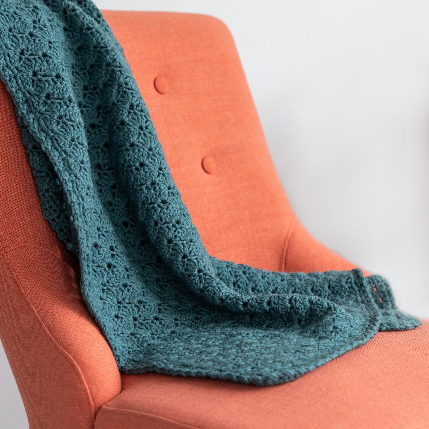 Kelbourne Woolens Patterns Shell Stitch Blanket