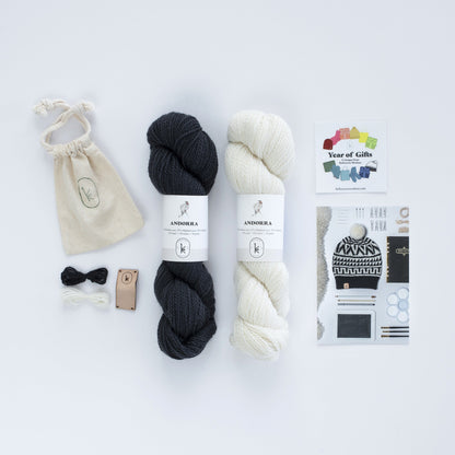 Kelbourne Woolens Kits Year of Gifts Kit - January Snowdrop Hat
