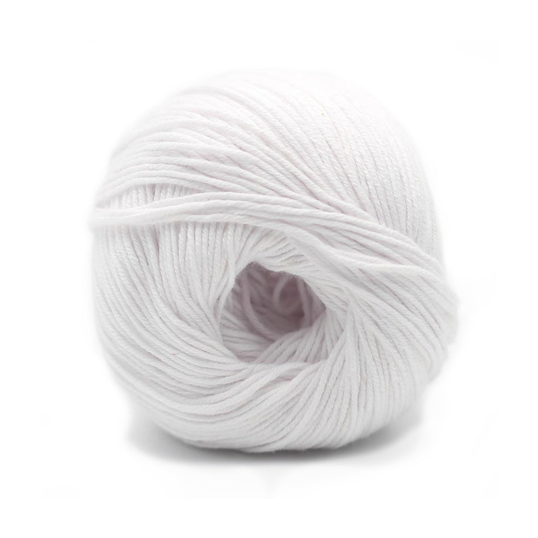 BC Garn Yarn 44 pure white Alba GOTS