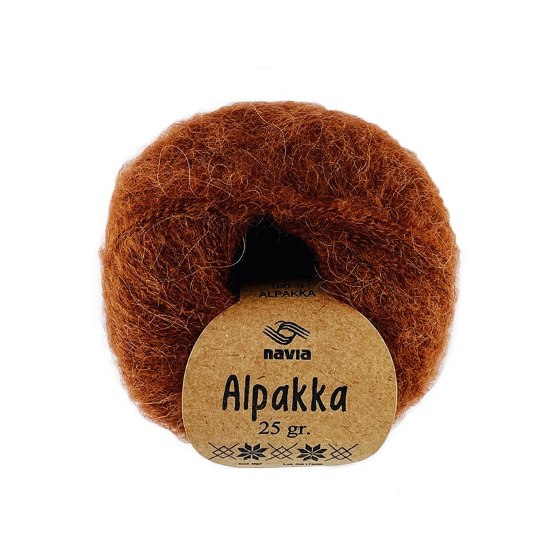 Navia Yarn 867 vintage teak Alpakka