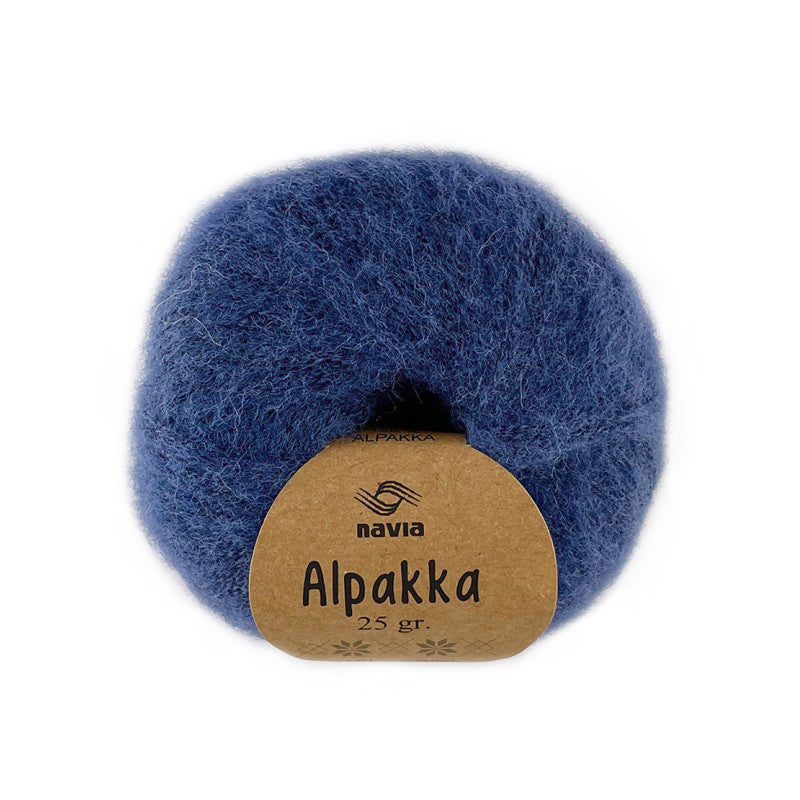 Navia Yarn 874 crown blue Alpakka