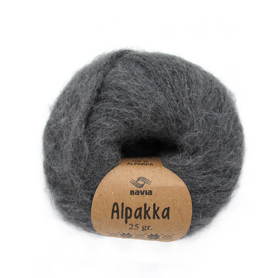 Navia Yarn 803 mid grey Alpakka