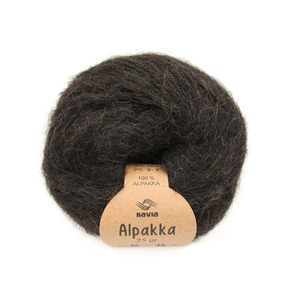 Navia Yarn 806 dark brown Alpakka