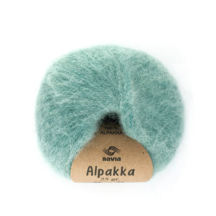 Navia Yarn 852 aqua green- discontinued Alpakka