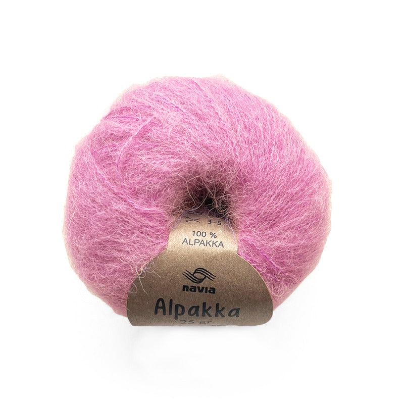 Navia Yarn 856 rose pink Alpakka