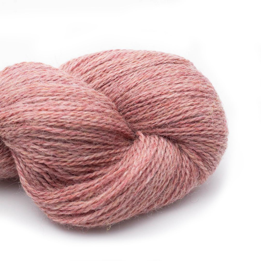 BC Garn Yarn 127 Salmon Heather Baby Alpaca Lace