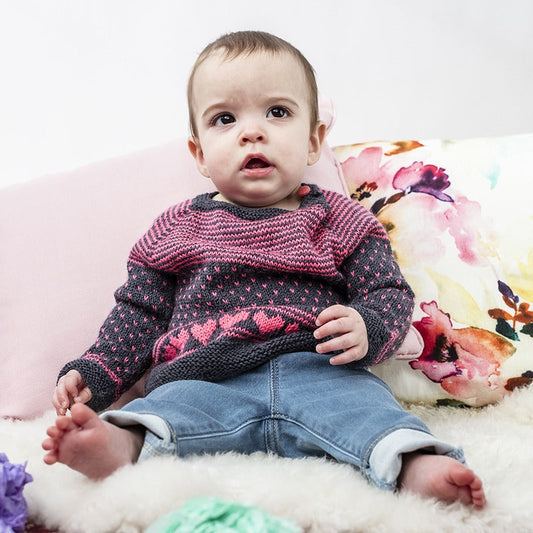 Kelbourne Woolens Patterns Colette Baby Sweater Pattern