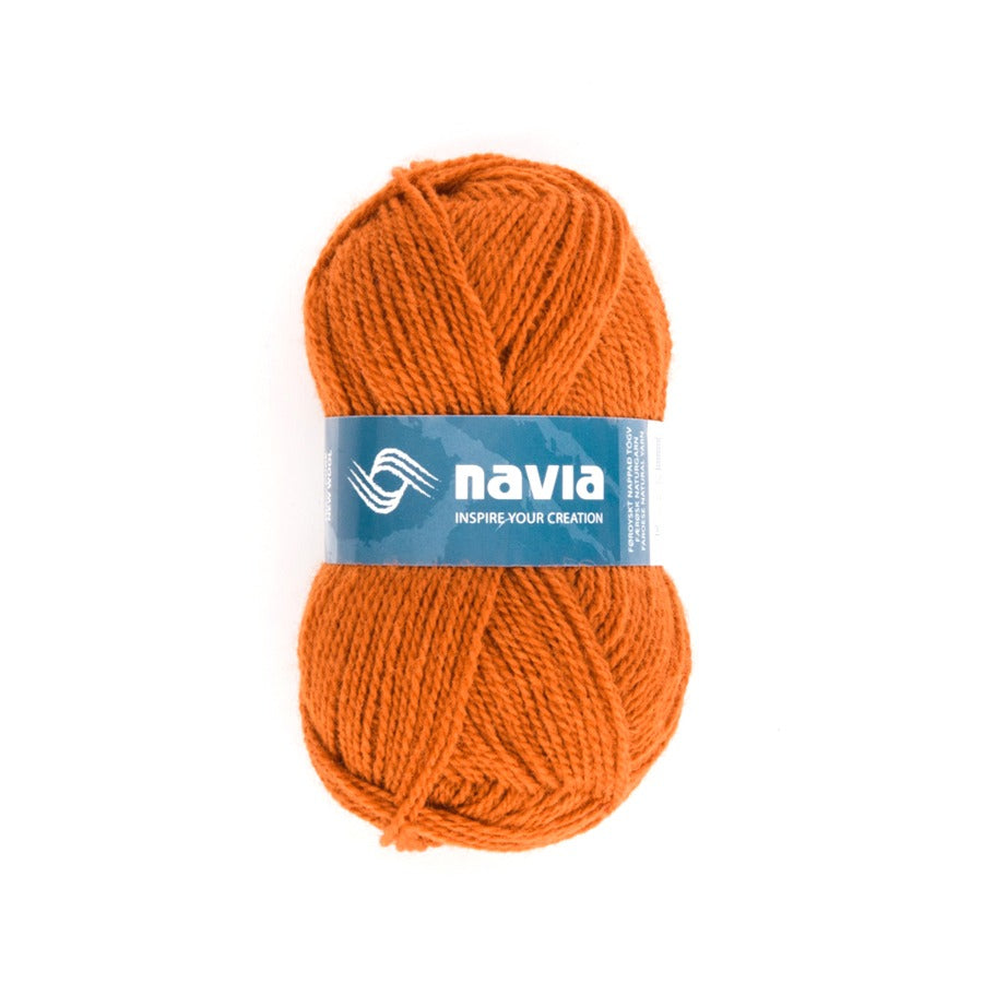 Kelbourne Woolens Yarn 237 orange- discontinued Navia Duo