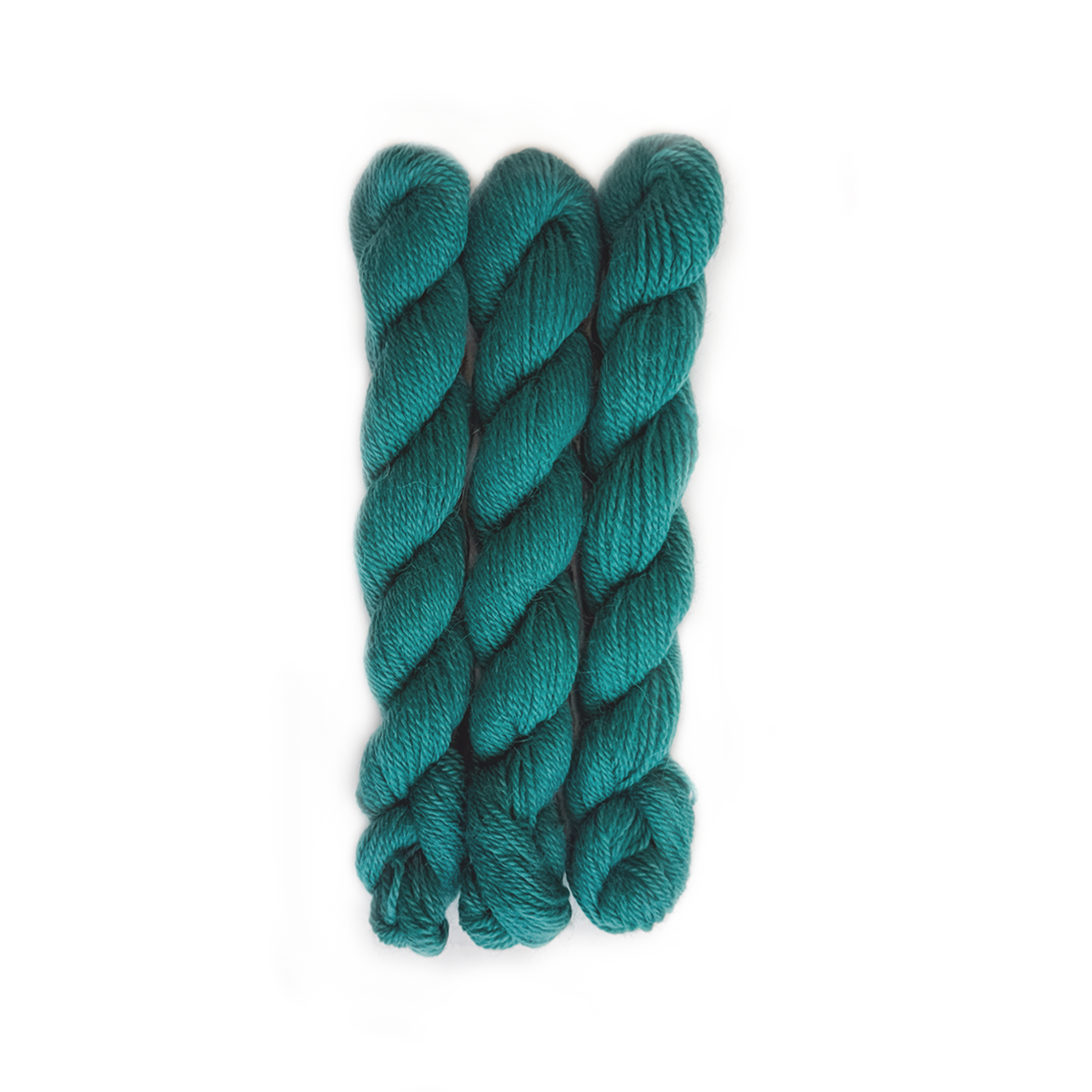 Kelbourne Woolens Yarn 313 teal green Perennial Minis