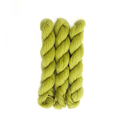 Kelbourne Woolens Yarn 355 chartreuse Perennial Minis