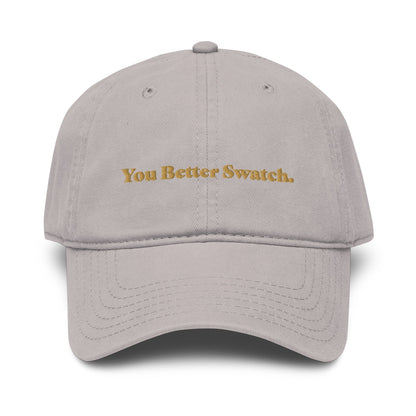 Kelbourne Woolens Goods Gray Cotton Embroidered Hat