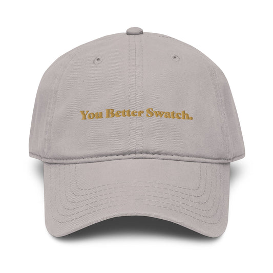 Kelbourne Woolens Goods Gray Cotton Embroidered Hat