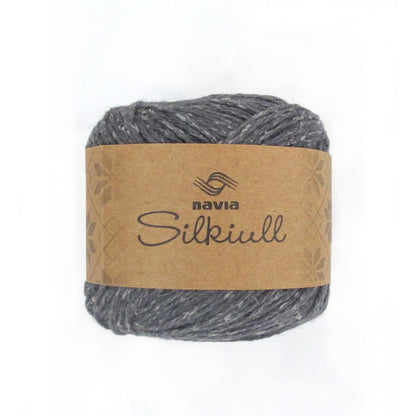 Navia Yarn 603 medium grey Silkiull