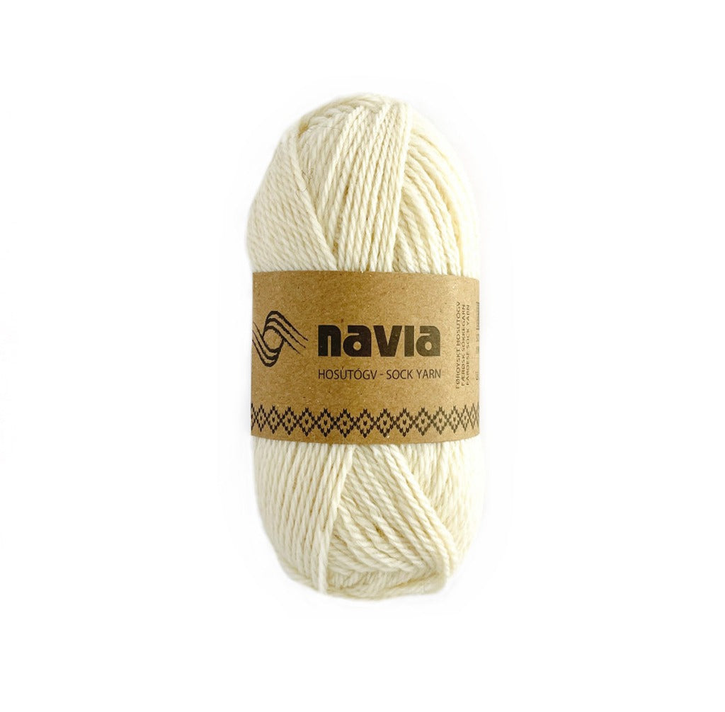 Navia Yarn 501 white Sock
