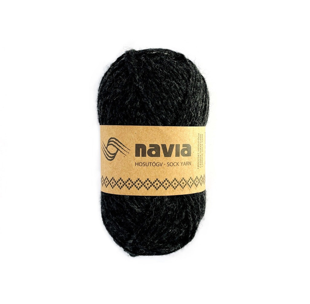 Navia Yarn 504 charcoal Sock