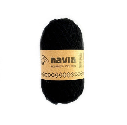 Navia Yarn 506 black Sock