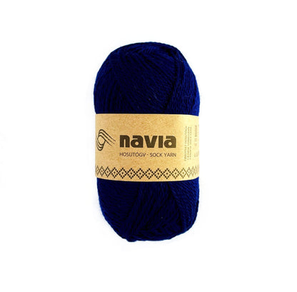 Navia Yarn 524 navy blue Sock