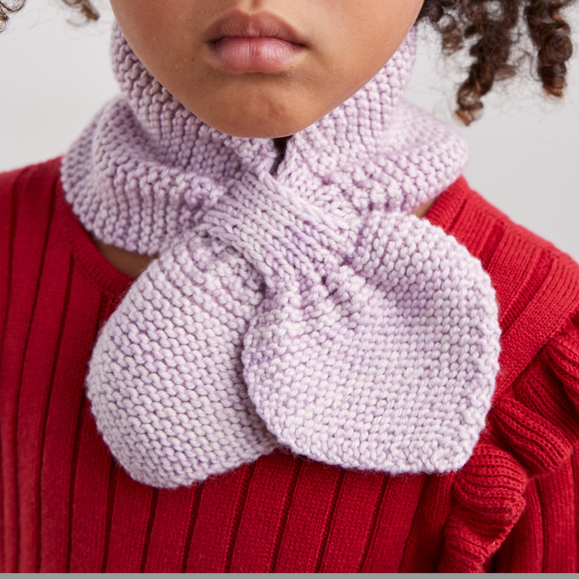 Misha and Puff Patterns Child Sledding Scarf