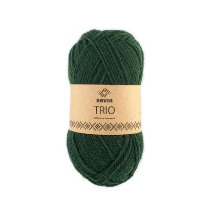 Navia Yarn 340 fir green Trio