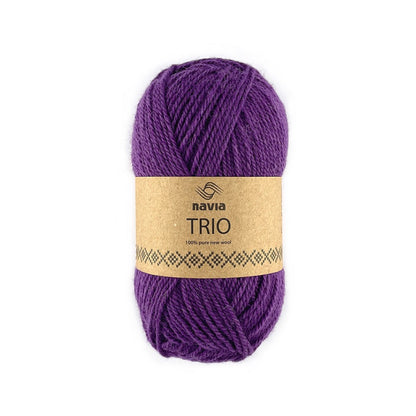 Navia Yarn 364 sunset purple - new! Trio
