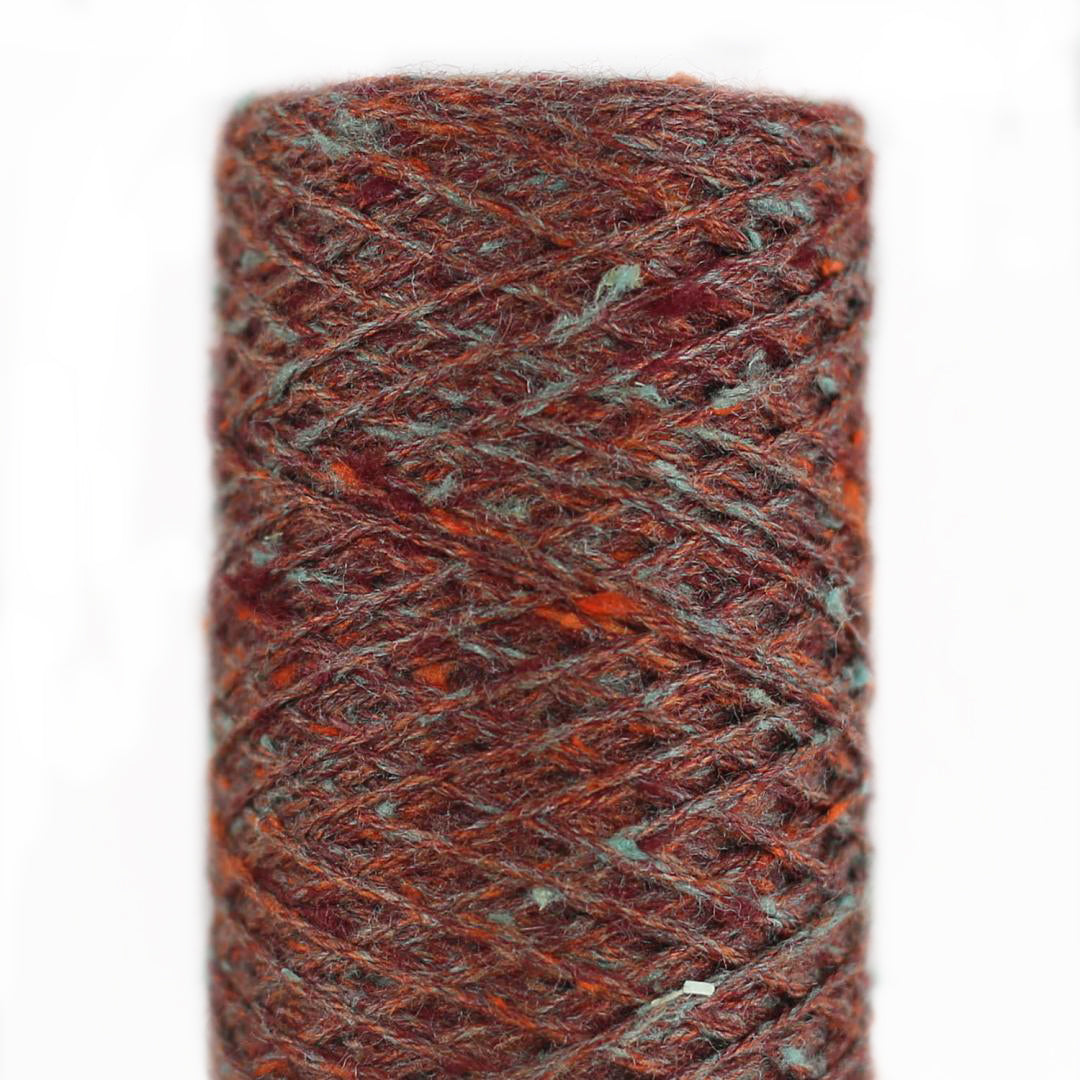 BC Garn Yarn 09 Rust Aqua Tussah Tweed