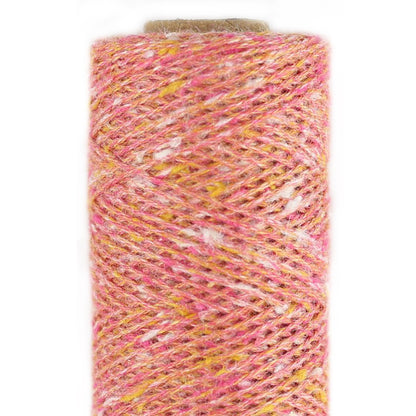 BC Garn Yarn 29 Coral Yellow Tussah Tweed